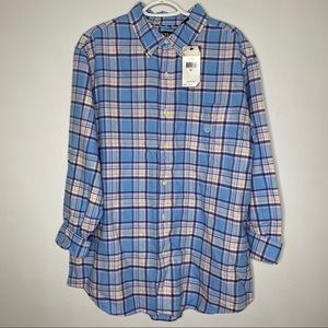 Chaps plaid long sleeve button down